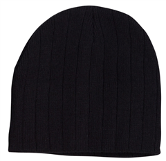 Beanie Cable Knit With Fleece Acrylic