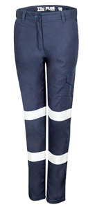 Trouser Womens Midweight Cotton Stretch Cargo Trouser with Biomotion Reflective Tape