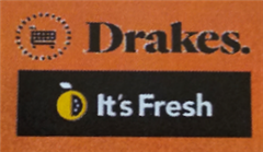 Heatpress DRAKES ITS FRESH Logo Front Left Hand Side Wearingon HIVIS VESTSYellow Black  White Logo