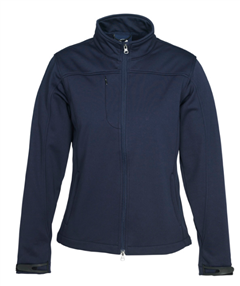 Jacket Ladies Soft Shell 100 Bonded Polyester NAVY