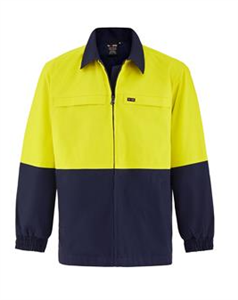 Jacket Cotton HiVis Two Tone