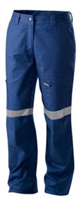 Trouser King Gee Ladies Workcool 2 Pant with Ripstop Technology Airflow Technology Reflective Silver Tape Straight Leg