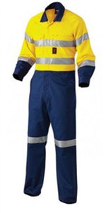 Overall King Gee Combination Drill Overall with Reflective Hoop Tape