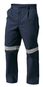 Trousers King Gee Drill Pants with Silver ReflectiveTape