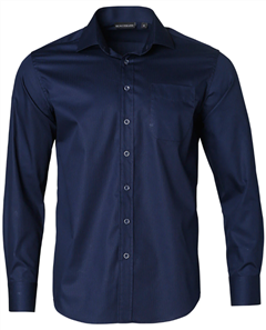 Shirt Barkley Mens Long Sleeve Shirt 60 Cotton  40 Polyester With Easy Care