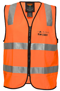 Vest TEAM LEADER QUALITY IS EVERYONES RESPONSIBILITY Unisex Vic Rail Hi Vis with CHEATPMITGROSW40TL Heatpress MITOLO FAMILY FARMS with TEAM LEADE