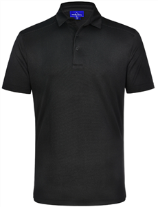 Polo Shirt Mens Bamboo Charcoal Corporate Short Sleeve Polo Shirt
