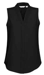 Shirt Madison Ladies Sleeveless 100 Mechanical Stretch Polyester Blouse