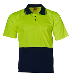 Polo Shirt TRUEDRY Micro Mesh Hi Vis Short Sleeve Polo Shirt