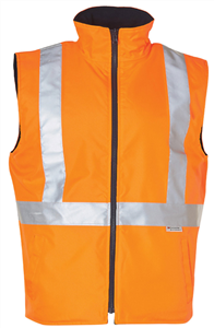 Vest Reversible With Silver Reflective Tape
