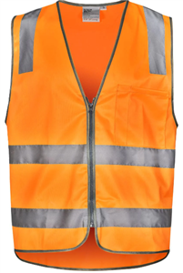 Vest LITTLE TRACTOR POTATOES Unisex Vic Rail Hi Vis with CHEATPMITGROSW40LCP Heatpress MITOLO FAMILY FARMS Logo with LOW CARB POTATOES Under BLAC