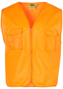 Vest HiVis with Zip front and ID  Pocket
