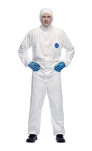 Overall Tyvek Classic 500 Xpert Category 111 Type 5B  6B  White Disposable