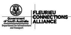 Embroidery Government of South Australia Department for Infrastructure and Transport Logo  FLEURIEU CONNECTIONS ALLIANCE Logo Front Right Hand Side 