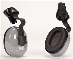 Earmuff MSA Sound Control Helmet Mounted SH  For MSA Full Brim Slotted VGard Hats NRR 25dBA