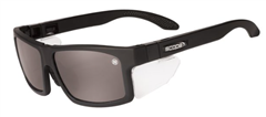 Spec CROSS FIT Smoke AntiFog AntiScratch Lens with Frozen Matte Black Frame Including Spare XFIT Temples