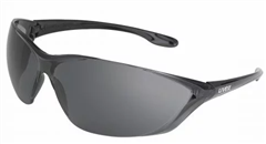 Spec Uvex Hunter Safety Spec with Grey Poly Carb Lens AntiFog Coating on Both Sides of Lens Frame Colour Black