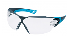Spec Pheos CX2 Clear Safety Glasses with Frame AnthraciteBlue Frame Colour