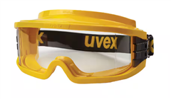 Goggle Uvex YELLOW Ultravision GasTight Non Vented Goggle with Clear AntiFog Lens
