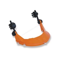 Hard Hat Browguard with Earmuff Attachment
