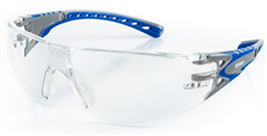 Spec Riley Stream Evo Safety Spec with Clear Lens  Micro Fibre Pouch Formerly RLYSM00361