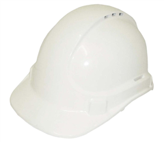 Safety Hard Hat  Bureau Veritas Logo Vented White