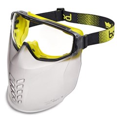 Goggle Bolle Universal Goggle PC Clear Platinum Top Bottom Indirect Vented with Foam  Mouthguard