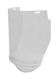 Visor Clear Polycarb with Chinguard 230 x 400mm