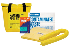 Spill Kit Pratt Economy 25 Litre Hazchem Liquid Spill Kit in Bag