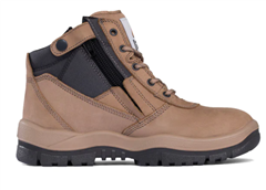 Boot MONGREL Zip Side Lace Up Safety Boot
