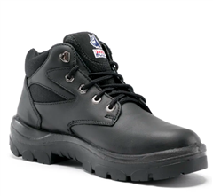 Boot Steel Blue Whyalla Safety Lace Up Padded Back
