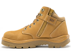 Boot Steel Blue Parkes Short Ankle with Zip Wheat