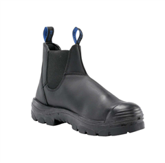 Boot Steel Blue  Hobart Elastic Sided Penetration Resistant Nitrile Sole  Outer Bump Cap
