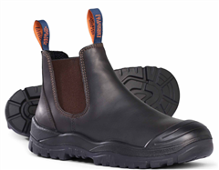 Boot Mongrel Elastic Sided Oil Kip Leather with Scuff Cap