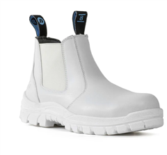 Boot BATA HERCULES Safety White Rambler Slip on Boot