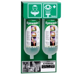 Wall Stand TOBIN 2 x 1 Litre Bottle System Eyewash