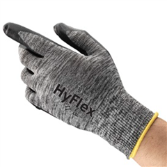 Glove Hyflex Grey Nylon liner Foam Nitrile Palm Coated