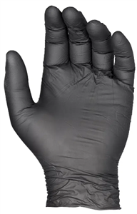 Glove BLACK  Duo PF Vinyl Nitrile Blend  PF Disposable Strong  Soft Glove Powder  Latex Free  ProVal  Box of 100