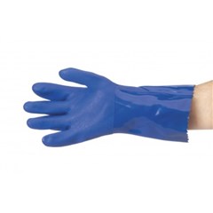 Glove Trojan 30cm Blue Size 10
