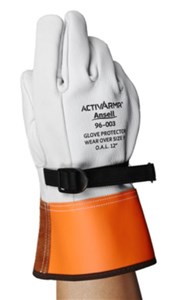 Glove ACTIVARMR Premium Goat Skin Leather Protector for Extended High Voltage Glove Life and Enhance Hand Safety 12 inch