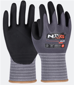 Glove NXG Air Black Nitrile Comfort Breathability and Durability