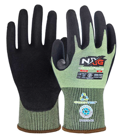 Glove NXG GreenTek Heavy Duty Cut Level D with Reinforced Thumb  Forefinger Made from Recycled Plastic