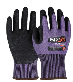 Glove NXG Cut D Grip SmartGrip Latex Coating for wet and dry conditions Cut Level D Ergonomically Shaped