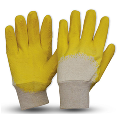 Glove Glass Gripper Yellow Mens