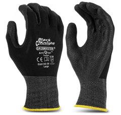 Glove Black Knight Nylon Nitrile Coated