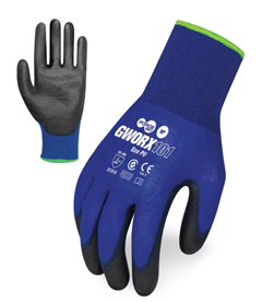 Glove Worx Force360 ECO PU  Polyurethane Coating for Positive Grip in Wet and Dry Conditions