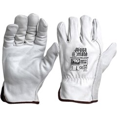 Rigger Beige Cow Grain Premium Leather