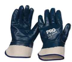 Glove SuperGuard Fully Dipped Blue Nitrile Safety Cuff