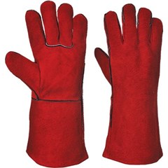 Glove Red Welders 40cm Kevlar Stitching