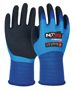 Glove NXG Cut B Therm Grip Latex Coating